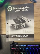 decker black 8 saw table for sale  Lynn