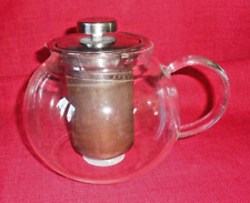 Glass teapot stainless for sale  BECCLES