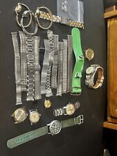 Lote de relojes y correas de reloj Waltham Seiko Elgin Fairfax muchos están funcionando segunda mano  Embacar hacia Argentina