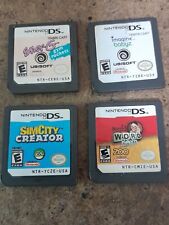 Nintendo DS Game Lot of 4, Ener-G, Imagine Babyz, SimCity Creator, Margots Word for sale  Shipping to South Africa