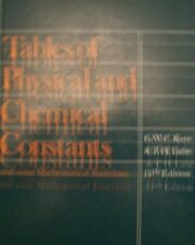 Tables of Physical and Chemical Constants by Laby, T.H. Book The Cheap Fast Free segunda mano  Embacar hacia Argentina
