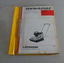 Instruções de Operação + Catálogo de Peças Dynapac Placa Vibratória CM 04 comprar usado  Enviando para Brazil