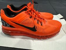 Nike Men's Sz 11.5 Air Max Total Crimson Orange Black 554886-801 Sneakers Clean! for sale  Shipping to South Africa
