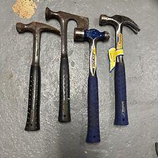 lot of 4 Estwing  Hammer 20  16oz Claw Hammer Made in USA Vintage, used for sale  Shipping to South Africa