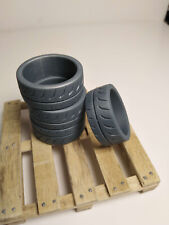 4 Pneus en résine pour maquette 1/24 1/18 (Toyo Tire R888) comprar usado  Enviando para Brazil