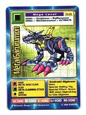 St-85 MetalGarurumon Digimon cartão promocional sueco TCG raro Digi-Battle Bandai EXC, usado comprar usado  Enviando para Brazil