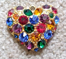 Vtg heart pendant for sale  Long Beach