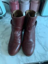 Ladies burgundy boots for sale  EPSOM