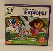 Leapfrog Leapster Explorer DORA THE EXPLORER Game "Dora's Worldwide Rescue" for sale  Shipping to South Africa