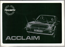 Triumph acclaim original for sale  BATLEY