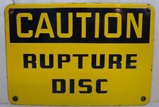 Caution rupture disc for sale  Flemington