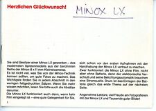 Bedienungsanleitung minox kame gebraucht kaufen  Dresden