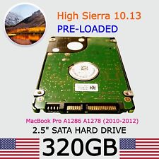 Disco duro MacBook Pro High Sierra 10.13 320 GB HD 2.5 2010 2011 2012 A1278 A1286 segunda mano  Embacar hacia Argentina