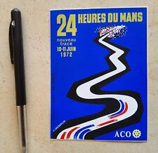 autocollant ACO 24h du Mans 1972  circuit sticker adesivo aufkleber pagetina comprar usado  Enviando para Brazil