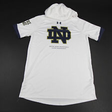 Notre Dame Fighting Irish Under Armour Short Sleeve Shirt Men's White Used for sale  Shipping to South Africa