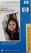 Papel fotográfico brilhante HP Advanced 4x6 polegadas seca instantânea sem manchas resistente à água comprar usado  Enviando para Brazil