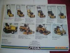 Stiga mowers advertising d'occasion  Expédié en Belgium