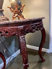 wood marble accent table for sale  Brownwood