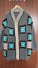 Häkeljacke hexagon cardigan gebraucht kaufen  Falkensee