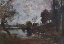 landscape river painting impressionism original for sale  Canada