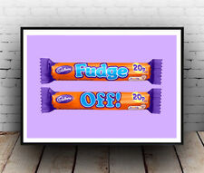 Cadburys fudge poster for sale  WALTHAM CROSS