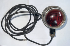 Marcador de lâmpada de lente de vidro vintage vermelho, branco NOS comprar usado  Enviando para Brazil
