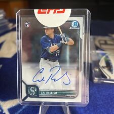 CAL RALEIGH 2022 BOWMAN CHROME ROOKIE AUTOGRAPH SEATTLE MARINERS RC AUTO for sale  Shipping to South Africa