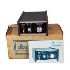 Sistema expansor de compressor antigo DBX modelo 118 na caixa com manual EUA comprar usado  Enviando para Brazil