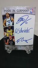 TRIPLE AUTO Nowitzki Schröder Wagner/tarjeta personalizada/sin tops/sin Panini/NBA Basketba segunda mano  Embacar hacia Argentina