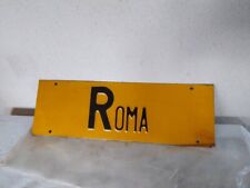 Targa roma vintage usato  Roma
