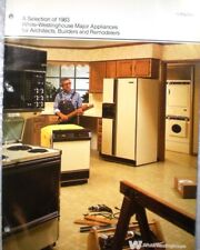 Catálogo de electrodomésticos de colección WHITE-WESTINGHOUSE RETRO horno cocina lavadora secadora 1983 segunda mano  Embacar hacia Argentina