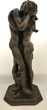 Embracing couple bronze for sale  WESTON-SUPER-MARE