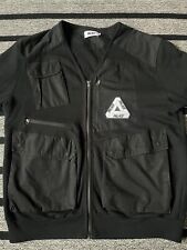 Palace Utility Zip Front Panel Sweat Jacket Mens Black Extra Large for sale  Shipping to South Africa