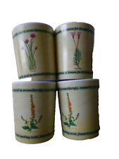 Four melamine herb for sale  BOURNEMOUTH