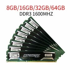 Usado, LOTE Crucial Ballistix Sport 64GB 32GB 16GB 8GB DDR3 1600MHz CL9 DIMM Memória RAM comprar usado  Enviando para Brazil