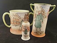 3 Royal Doulton Dickens Ware Pieces - Mr. Micawber , used for sale  Shipping to South Africa