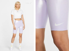 NIKE Shorts Womens Small Purple DF HR Bike Stretch Athletic Iridescent Oxygen XS for sale  Shipping to South Africa
