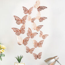 12pcs foil butterflies for sale  DARLINGTON