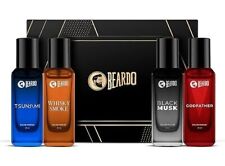 Conjunto de presente masculino Beardo Perfumes pacote com 4 x 20 ml uísque fumaça padrinho almíscar, usado comprar usado  Enviando para Brazil