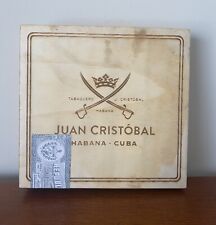Caixa de charuto Juan Cristobal Habana Cuba madeira tabaco 8x8,25x1,75 vazia comprar usado  Enviando para Brazil