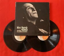 Léo Ferré Recital Public To Bobino 1969 Barclay 80389/90 VG+ 2X Vinyl 33T LP segunda mano  Embacar hacia Argentina