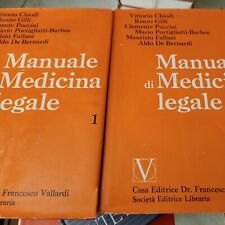 Manuale medicina legale usato  Matera