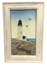 Framed lighthouse painting for sale  Marietta