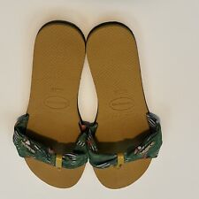 Chinelos femininos HAVAIANAS TAMANHO 7/8 YOU ST. TROPEZ AMARELO QUEIMADO comprar usado  Enviando para Brazil