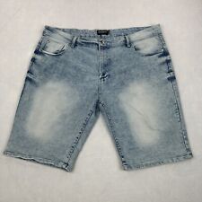 South Pole Denim Jean Shorts Mens 42 Blue Baggy Acid Wash Y2K Wide Leg 42x12 for sale  Shipping to South Africa