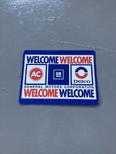Acdelco welcome metal for sale  Syracuse