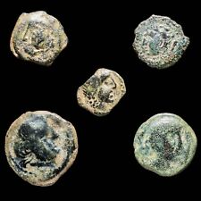 Monedas ibéricas, Hispania romana II-I a.C. - Lote de 5 piezas. segunda mano  Embacar hacia Mexico