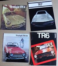 Triumph automobile brochures for sale  Arlington
