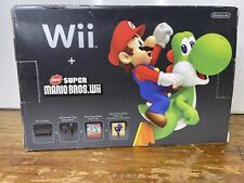 Nintendo Wii Preto New Super Mario Bros *SOMENTE CAIXA DE REPOSIÇÃO E INSERÇÃO* comprar usado  Enviando para Brazil