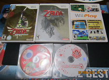 Lote de jogos para Nintendo Wii Mario Party Bros Zelda Wii Play na caixa frete grátis comprar usado  Enviando para Brazil